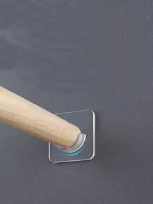 1/2/4PCS Clear Shower Curtain Rod Holder, Modern Abs Punch-Free Curtain Rod Rack, Transparent Bathroom Hardware Accessory, Easy Installation, No Drilling Required, Strong Load-Bearing Capacity, Suitable For Standard Curtain Rods, Compatible With Shower Curtains, Bathroom Curtains, Ideal For Home Bathrooms, Rental Apartments, Hotels, Rvs, And Small Spaces Bathroom Decor Fall Decor Bathroom Accessories Back To School