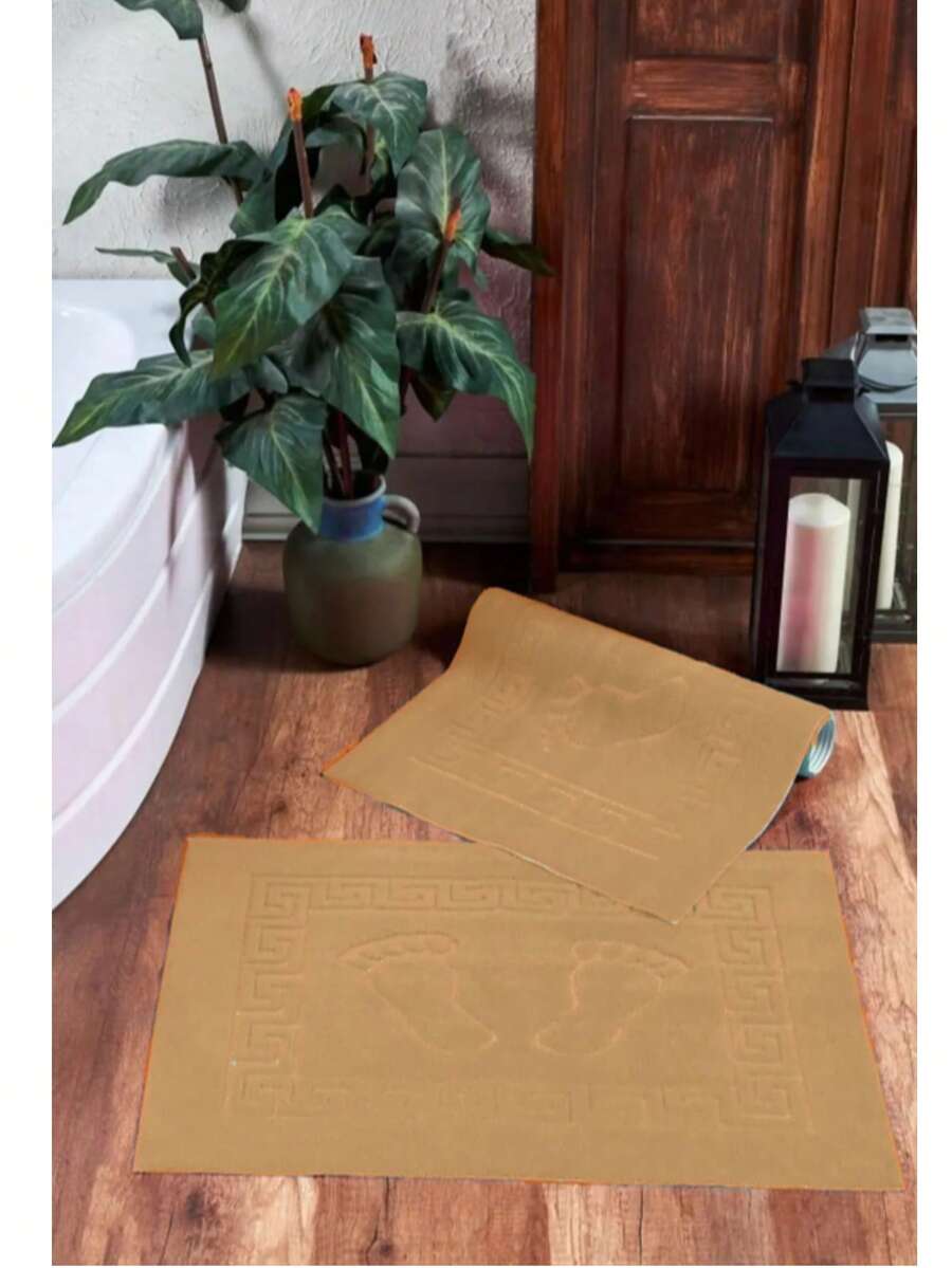 1 Piece Footprint Towel | Single Bathroom Rug |