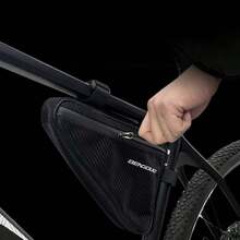 1pc Bicycle Triangle Frame Bag, Road Bike/Mountain Bike Front Beam Pack Large Capacity Cycling Equipment - Multicolor - View 5