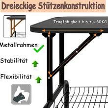 Froadp Grooming Table For Dogs And Cats. Height-Adjustable Grooming Table With Lower Basket And Loops. Foldable Shearing Table. Grooming Table For Cats.