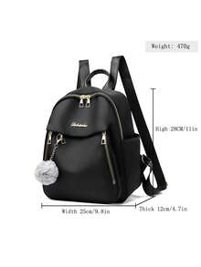 3色休闲铆钉装饰女士背包，菱形图案拉威尔收纳背包，多功能尼龙背包，轻便背包，便携式，笔记本电脑隔层，容量大，适合女大学生，大学，初中，高中，户外，旅行，郊游，小学，菜鸟日常办公，情人节礼物 - 彩色 - 查看 4