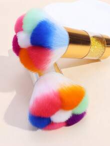1 pieza Brocha grande y suave de colores, brocha para rubor, brocha de maquillaje multifuncional para polvos faciales y arte de uñas, brocha todo en uno, gran regalo, brocha para base, brocha para corrector, brocha para rubor, brocha para contorno, brocha para rubor, brocha para bronceador, brocha para polvos, brocha para base, brocha para rubor, obsequios - Multicolor - Ver 5