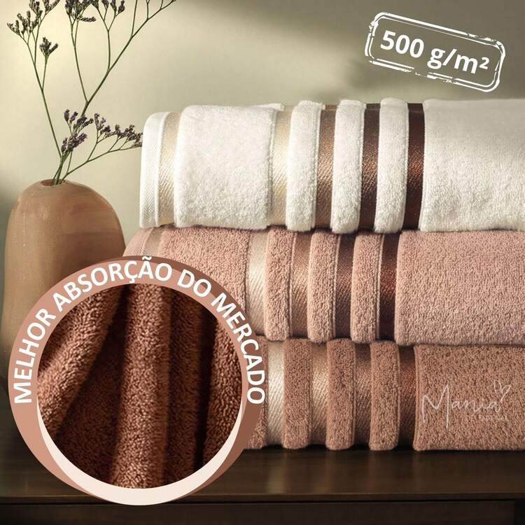 Lumina Karsten Bath Towel Combed Yarn 100% Cotton Soft Touch Thick Great Absorption - Grey - View 3