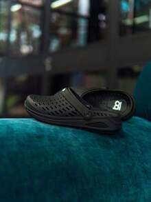 Orthopedic Sandal Babouche Clog Indicated For Fasciitis Spurs Boaonda KIN - 100% ORIGINAL - 黑色/黑色 - 查看 2