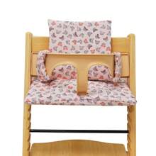 1pc Cushion Compatible With Stokke Tripp Trapp - Soft Seat For Infants, Babies & Toddlers, High Chair Accessories, Cotton Fabric Insert, Easy To Install, Easy To Clean