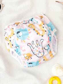 1PC Reusable Baby Swim Diaper Adjustable Washable Swim Underwear - Multicolor - View 12