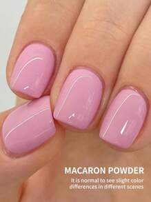 XEIJAYI 1Pc 15ML Pink Nail Gel Semi Permanent Nail Art Soaking UV LED Nail Salon DIY Nail Salon Gel For Spring And Summer