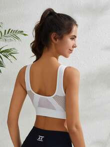 1pc Of Seamless Women's Bra Without Steel Rings, Comfortable Underwear - White - View 4