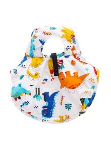 1pc Cartoon Unicorn/Mermaid/Dinosaur Pattern Kids Large Brim Shawl Bucket Hat, Boys Girls Sun Hat For Spring Summer Autumn Outdoor Travel Beach, UV Ion - Nhiều màu - Xem 5