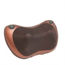 Almofada Massageadora Shiatsu infravermelho Elétrico - Shiatzu - Marrom - Visão 6