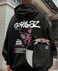 Gorillas Sweatshirt Alternative Band Tracklist Music Rock Art Opera Pop Drawing - màu đen - Xem 1