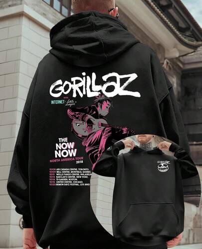 Moletom Gorilas Banda Alternativa Tracklist Musicas Rock Art Opera Pop Desenho