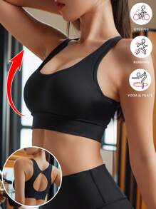 Crisscross Strap Sports Bras For Women Breathable Backless Bra Top Backless Bra Sport Workout Push Up Bras Padded Seamless Bras For Women Workout Sets Women