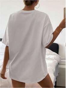 Oversized T Shirt Womens Flower Shirt Farmers Market Shirt Flower Market Tshirt Fruit Shirt Tomato Shirt Aesthetic Flower Shirt Y2K Shirt Floral Shirt - Trắng-1 - Xem 3