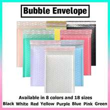 20/50/100pcs Bubble Envelope 17 Sizes Parcel Bag Courier Bag With Bubble Wrap Bubble Mailer Envelope Bubble Bag Flyers BE01,Shock-Absorbing, Drop-Proof, Waterproof And Compression-Resistant And Protect Your Privacy - Multicolor - View 12