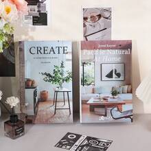 Bộ 3/2/1 cuốn sách giả gấp gọn trang trí bàn cà phê, bộ 4 cuốn sách trang trí bàn cà phê Outgeek, đồ trang trí sách thời trang phù hợp cho văn phòng, nhà cửa, giá sách, nhà nông thôn, phòng khách, phòng ngủ, phòng tắm, mặt bàn, tủ TV, sảnh, quà tặng các dịp lễ khác nhau - Nhiều màu - Xem 13