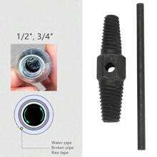 1 Set Of Water Pipe Broken Wire Extractor For Household Use, 4-Point And 6-Point Triangle Valve Repairer, Faucet Broken Wire Extractor