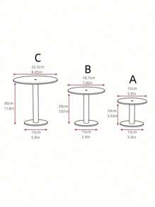 Soporte para tarta de acrílico, bandeja redonda de postre con forma de torre transparente, estante de plástico multinivel para exhibición de frutas en bodas, fiestas y cumpleaños