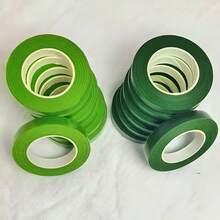 [DIY Craft Supplies]Floral Wrapping Paper, Stamen Faux Flower, 5pcs Floral Tape For Bouquets And Crafts, 30 Yards Each, Non-Waterproof Adhesive For Wood, Plastic, Glass, And Fabric – Dark Green/Light Green Paper-Based Tape For Stem Wrapping And Gift Packaging, Weddings, Birthdays