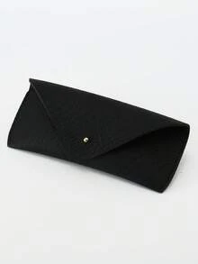 1pc Metal Studded Snake Print PU Sunglasses Case, Optical Glasses Protective Box, Suitable For Storing Various Types Of Glasses - Multicolor - View 13