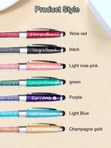 Personalized Fountain Pens (1/8/16/40/80/160/320 Pieces), Custom Business Engraved Ballpoint Pens, Personalized Fountain Pens With Names, Custom Fountain Pens, Engraved Personalized Fountain Pens, Teacher Gifts, Party Gifts, Birthday Gifts. - Style a - View 4