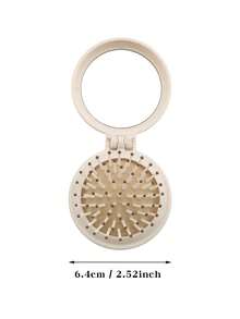 1 件母亲节和婚礼专属可爱 26 字母芭蕾舞女演员紫色迷你发刷礼物，小巧便携，迷你气垫梳，折叠气囊刷，一体式按摩刷镜，旅行和露营必备，春夏季、发刷、梳子、美发工具、理发沙龙美容旅行必需品的美发产品和配件、返校、旅行度假必需品、女士发饰、刷子、发刷、边缘刷、刷头发、发梳、梳头发、顺发刷、球刷、迷你发刷、发刷套装、木梳、梳子、光滑后刷、发刷、边缘刷、刷头发、发梳、发刷套装、梳头发、迷你发刷、顺发刷、美发产品、美发工具、美发用品、护发、卷发刷、理发师、理发配件、美发设备、小梳子、迷你发刷、旅行必需品必备、发型、美发 - 米色 - 查看 8