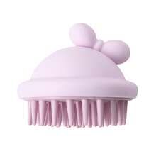 1pc Adorable Mini Hat-Shaped Silicone Shampoo Brush With Soft Massage Nodes - Skin-Friendly Hair Washing Comb Suitable For All Hair Types - Multicolor - View 12