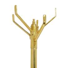 15" X 69" Gold Aluminum Metal Coat Rack, 1-Piece