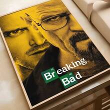 1 pieza Póster clásico de la serie de televisión Breaking Bad sobre el crimen, para decoración de pared en cafetería o bar, sin marco - Multicolor - Ver 39