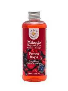 Recarga de Aroma para Difusor 250ml | Ambientador de Larga Duración, Sin Fuego, Purificador de Aire, Aceite Esencial Natural, Eliminador de Olores, Ideal para Hogar, Dormitorio, Salón, Baño, Oficina, Coche, Hoteles y Negocios, Difusor de Varillas Recargable, Fragancia Persistente y Relajante - Frutos rojos - Ver 5