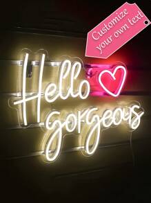 Placa de neon com nome personalizado, decoração de casamento, placa de neon com nome, placa de neon de LED para crianças, presentes personalizados, decoração de quarto, decoração de casa com luz LED USB, presentes de aniversário, placa de berçário, letras de berçário, decoração infantil, decoração de berçário, presentes ideais exclusivos para ele e ela, para o dia das crianças, para o dia dos pais, para formatura, para casamentos, colorido, kawaii, minimalista chique, fofo, personalizado, único, presentes ideais para ele, presentes ideais para ela, para ela, namorado, namorada, família, amigos, luz noturna, luzes de neon, artigos para casa, decoração de quarto, decoração de feriado, para aniversários, para casamentos
