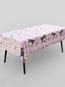 Sanrio 1/10pcs Sanrio Cute Cartoon Simple Highly Attractive Style Portable Attractive Series Tablecloth For Birthday Parties Home Use Party Decoration