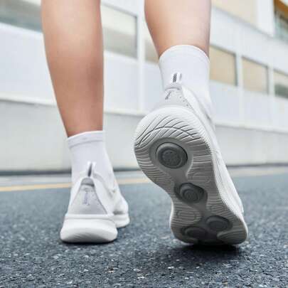 XTEP Soft Cube Running Shoes Women's Summer New Breathable Mesh Lightweight Shock Absorbent Running Shoes Jump Rope Casual Shoes 875218110062