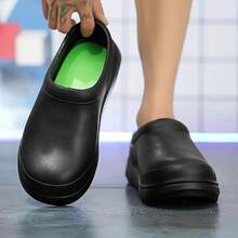 Women's Waterproof Chef Shoes - Comfortable, Non-Slip, Oil-Resistant Slip-On Work Shoes, Made Of EVA Material, Available In Black And White Colors, Waterproof Shoes