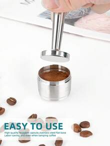 Stainless Steel Refillable Coffee Capsules Compatible With Illy X7/Illy Y3/Illy Y5 Coffee Machines Reusable Capsule Filter Pods Coffee Accessory - Multiple Sets - View 8
