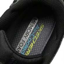 Skechers Giày nam thường ngày D'LITES Series, giày thể thao buộc dây ngoài trời, đế Goodyear thoải mái + mút hoạt tính Air-Cool, giày thể thao thường ngày ngoài trời 237145-BBK - Tất cả màu đen - Xem 9