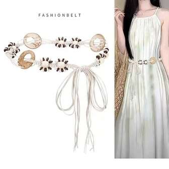 1pc Braided Waist Chain Belt, Decorative For Dresses Fall, Autumn, Halloween