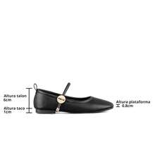 WEIDE Zapatos De Baile De SalóN Para Mujer – DiseñO Elegante Tipo Ballet Con Cintas Y Punta Redonda. - Negro - Ver 8