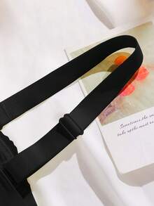 Women's Front Closure Bra Wireless Lace Comfortable Padded Seamless Anti-Slip Push Up Full Coverage Breathable, Black - Black - View 5