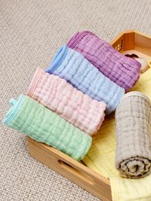 6 Packs Burp Cloths Soft Absorbent Multicolor Wash Cloths For Newborn Baby Girl Boy - Multicolor - View 7