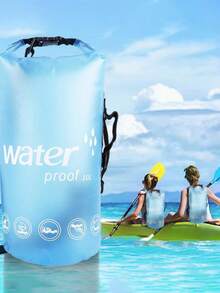 1-Piece Set Of Universal Pool Step Counterweight 250D PVC Waterproof Pool Step Counterweight 10L Above Ground Uninterrupted Pool Step Sandbag, Foldable Pool Step Counterweight (Sky Blue) - 藍色 - 查看 1