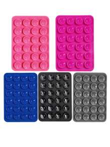 10pcs Double-Sided Silicone Suction Cup Upgrade Suction Cup Card Package Square Single Sided Phone Suction Cup Holder Adhesive Phone Case Holder Silicone Phone Accessories For Women For Men Wallet Mini Wallet Purse Wallet Magsafe Wallet Card Wallet