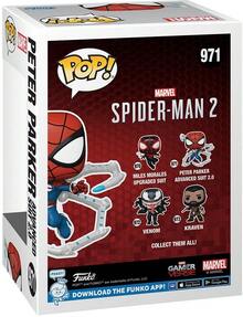 Funko Pop! Games: Spider-Man 2 - Peter Parker Advanced Suit  [COLLECTIBLES] Vinyl Figure