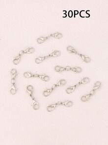 Double Lobster Clasp, Ideal Accessory For Necklaces, Bracelets, Keychains, DIY, Jewelry Making - Multicolor - View 15