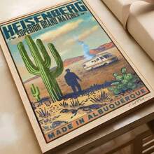 1 pieza Póster clásico de la serie de televisión Breaking Bad sobre el crimen, para decoración de pared en cafetería o bar, sin marco - Multicolor - Ver 29