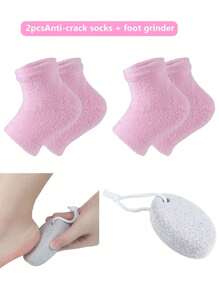 3/2/1 Pair Of Silicone Moisturizing Soothing Sleeping Socks, Soften And Moisturize Cracked Heels, Night SPA Socks