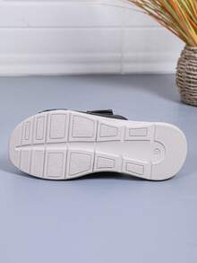 2025 New Summer Sports Sandals For Women - Lightweight Open-Toe Cushioned Shock-Absorbing, Hook And Loop Thick-Soled Casual Slippers, Beach Shoes Suitable For Spring/Summer Vacation, Bottom Hollow Design For Water - Black - View 3