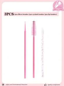 150pcs Disposable Spiral Spiral Mascara Wands, Adjustable Makeup Brush Set - For Eyelash Extension & Eyebrow, Also Applicable For Removing Excess Eyeshadow And Powder, Glitter Lip Brush, Disposable Lip Brush, Lip Gloss Applicator