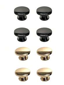 4个15毫米DIY包包金属脚钉铆钉，装饰钉，螺丝，用于底部保护，包包装饰五金手提包底部钉行李箱配件，皮革防磨损钉扣，朋克金属钉布扣，行李箱，手工艺品，服装，包包，鞋子，手工艺爱好者必备，适用于钱包手提包皮革工艺品朋克珠宝制作铆钉包包配件