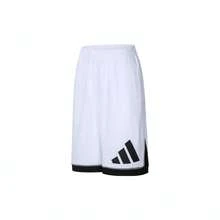 Adidas 2025 男士 BOS SHORT 平纹短裤 JN4729 - 白色 - 查看 1